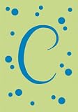 Outdoor Living : Monogram Polka Dot Garden Size Flag - C