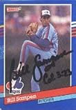 Bill Sampen, Montreal Expos Autographed Card