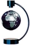 Stellanova Series 4 Inch Magnetically Levitating Spheres - Blue & Silver