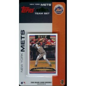 2006 Topps New York Mets Special Edition Baseball Cards Team Set (14 cards including David Wright, Pedro Martinez, Carlos Beltran, Carlos Delgado, Tom Glavine, Jose Reyes, Xavier Nady, Paul LoDuca & more)