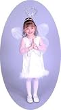 Cute Little Angel Costume Toddler Dream Angel Costume (Color Choices) Shown in White with Silver