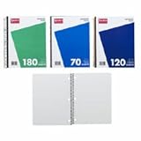 Sparco Products Notebooks,Wirebound,1 Subject,10-1/2x8,College Ruled,70SH