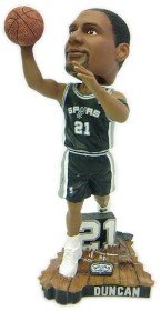 San Antonio Spurs Tim Duncan Action Forever Collectibles Bobble Head
