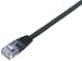ELECOM GigabitスーパーフラットLANケーブル(黒)2m LD-GF/BK2