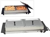 Broil King TBS-2S Double Buffet Server 15.25x27.75x7.75-in.