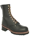 Georgia Black Oil Tanned 8in Logger