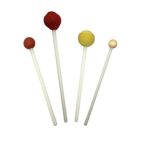 American Drum Short Set of Mallets, For Use with a Mallet Cuff by 