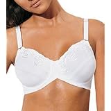 Lilyette Women's Embroidered Minimizer, Black, 36C