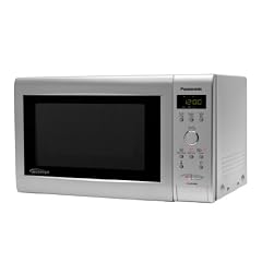 Panasonic NN-GD369MEPG Mikrowelle / 850 Watt / Grill 1100 Watt / 20 L Garraum / Silber / Pizzapfanne, 13 Gewichtsautomatikprogramme,  elektronische Bedienung, Kindersicherung, Grillrost, nicht einbauf�hig