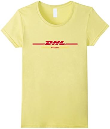 Women's Yellow DHL T-Shirt Small Lemon