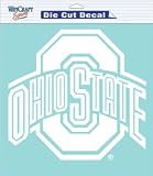 Ohio State Buckeyes OSU NCAA Die Cut Decal 8" X 8" White