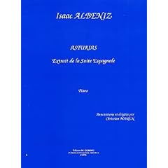 Asturias extrait de la suite espagnole - piano - Combre