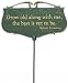 Outdoor Living : Cast Aluminum "Grow old along with me..." Plaque