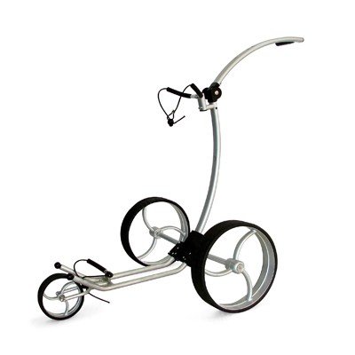 SunCad Drive3 3-Rad Golftrolley aus Aulminium, Metallic-Silber