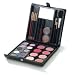 Contains everything needed to get beautiful with vibrant cool tones packed together in a padded case with snap closure. Kit Includes: &bull;6 blushes &bull;2 powders &bull;10 eyeshadows &bull;2 eyeliner pencils - Black, Navy &bull;2 lipliner pencils - Cherry Wine, Strawberry Rose &bull;2 mascaras - Brown, Black &bull;4 applicator brushes &bull;Ruby Lites pot lip gloss &bull;Medium Camouflage Crème &bull;Mirror 