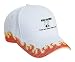 MUSIC TEACHER I make more money than you! Adult White Hat with Red Flames FIRE