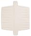 Rubbermaid 1297-AR-BISQU Twin Sink Divider Mat