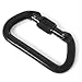 Blackhawk Locking D Carabiner Aluminum Black