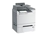 Lexmark - X548dte - Multifonction (télécopieur / photocopieuse / imprimante / scanner) - couleur - laser - copie (jusqu'à) : 23 ppm (mono) / 23 ppm (couleur) - impression (jusqu'à) : 23 ppm (mono) / 23 ppm (couleur) - 900 feuilles - 33.6 Kbits/s - Hi-Speed USB, 1000 Base-T, hôte USB