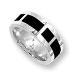 Men's Onyx Inlay Ring