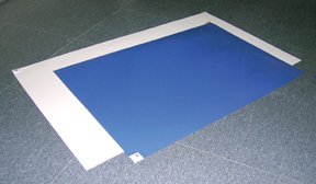 Fisherbrand Adhesive Entryway Mats - High-tack; 30 clear sheets on white mat; 36 x 48 in. (91 x 122cm)