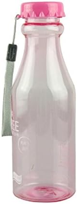 550ml BPA Free Bicycle Sports Unbreakable Plastic Water Bottle (Rose)