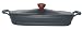 Lafont 4-Quart Oval Au Gratin with Cover, Country Black