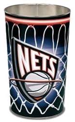 New Jersey Nets 15" Waste Basket - Basketball Sports Merchandise