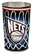 New Jersey Nets NBA 15 Inches Metal Trash Can/Waste Basket