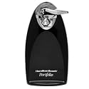 Hamilton Beach 76380 Classic Chrome Heavyweight Can Opener, Black