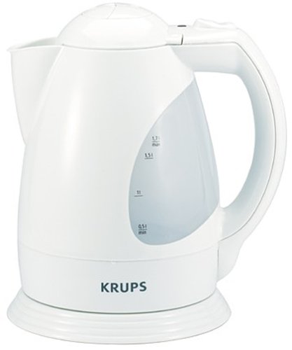 "Krups FLA1J1-70 AquaControl Plus Kettle, White"