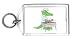Keychain with chef, cook, kebabs, barbecue, crocodile Image