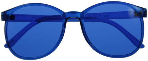 [10 Colors Available] *Redesigned to be Sturdy* Color Therapy Glasses - Red, Orange, Yellow, Green, Aqua, Blue, Indigo, Violet, Magenta, Pink