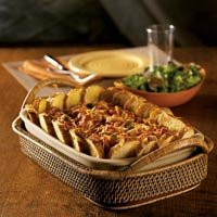 Woven Rectangle Server with Handles