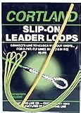 Cortland Slip-On Leader Loops Color: Clear; Weight: 30 lb. (2-7 Wt. line)
