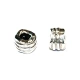 F2-STOPPER: Silver Stopper Bead, Pandora Trollbeads Compatible Sterling Silver Stopper Bead, This...