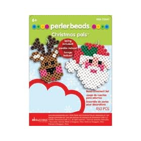 Perler Fuse Bead Activity Ornament Kits - Christmas Pals