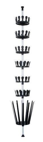 TV Das Original 6417 Teleschuhregal mit 7 Rondeels und 6 Paar Stiefell&ouml;ffel