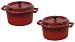 Staub �Z���~�b�N�R�R�b�g���E���h10cm 2pcs�Z�b�g ���b�h 40509-670