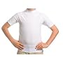 Beach Depot UPF 50+ Kid's Short Sleeve Rash Guard Shirt - White