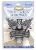 Never Drive Faster Than Your Guardian Angel Can Fly Visor Clip