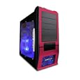 APEVIA X-SUPRA G-Type X-SUPRAG-RD Black / Red SECC Steel ATX Mid Tower Computer Case - Retail