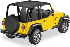 Bestop Bikini Top for 1998 - 2001 Jeep Wrangler