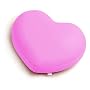 Mogu Big Heart 20-by-24-Inch Decorative Pillow, Pink