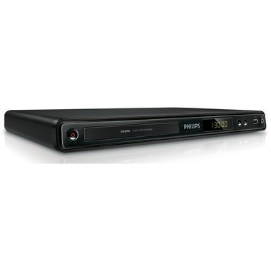 Slim DVD Player (360mm), 1080p Up-Convert, USB Slot, HDMI CEC;DivX Ultra Certified