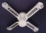 Ceiling Fan Designers 42FAN-NFL-OAK NFL Oakland Raiders Football Ceiling Fan 42 In.