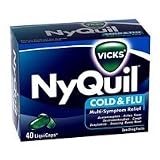 Search : Vicks Nyquil Multi-Symptom Cold & Flu Relief, LiquiCaps 40 ea
