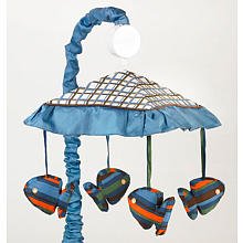 Tropical Hawaiian Musical Baby Crib Mobile for JoJo Surf Bedding