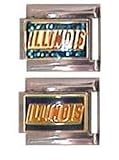 Illinois Fighting Illini Italian Style Charm