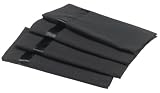  : DII Black Ribbon Border Napkin, Set of 4